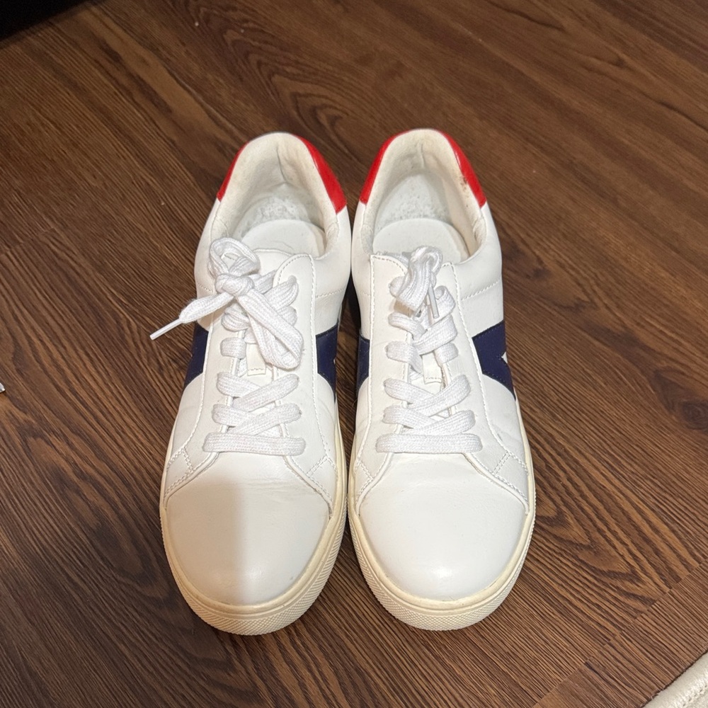MIA White and Blue Women's Sneakers
